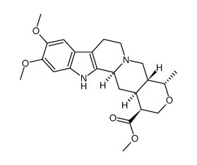 10,11-Dimethoxy-19α-methyl-18-oxayohimban-16β-carboxylic acid methyl ester结构式