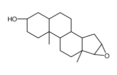16alpha,17alpha-Epoxy-5alpha-androstan-3alpha-ol Structure