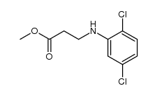 N-(2,5-dichloro-phenyl)-β-alanine methyl ester Structure