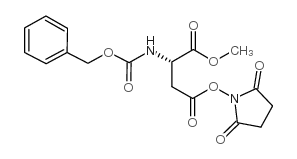 ZL-天冬氨酸β-N-羟基琥珀酰亚胺酯α-甲基酯结构式