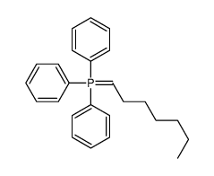 heptylidene(triphenyl)-λ5-phosphane结构式
