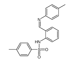 4-methyl-N-[2-[(4-methylphenyl)iminomethyl]phenyl]benzenesulfonamide结构式