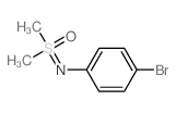 benzene, 1-bromo-4-[(dimethyloxidosulfanylidene)amino]- Structure