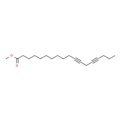 11,14-Octadecadiynoic acid methyl ester structure