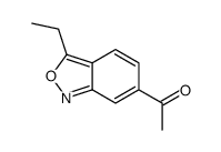 1-(3-ethyl-2,1-benzoxazol-6-yl)ethanone结构式