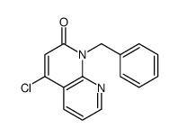 1-苄基-4-氯-1,8-萘啶-2(1h)-酮结构式