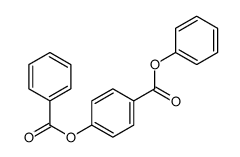 phenyl 4-benzoyloxybenzoate Structure