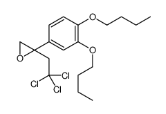 2-(3,4-dibutoxyphenyl)-2-(2,2,2-trichloroethyl)oxirane Structure