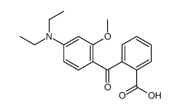 o-(4-Diethylamino-2-methoxybenzoyl)benzoic acid结构式