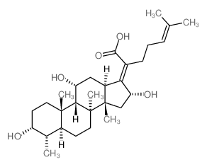 16-Epi-deacetyl-fusidic Acid structure