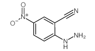 2-hydrazinyl-5-nitrobenzonitrile结构式