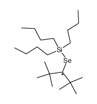 Di-tert-butyl-(tri-n-butylsilylselenyl)carbinyl结构式