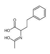 2-乙酰氨基-4-苯丁酸结构式