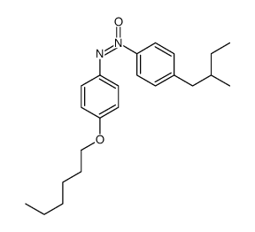 (4-hexoxyphenyl)imino-[4-(2-methylbutyl)phenyl]-oxidoazanium Structure