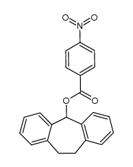 10,11-dihydro-5H-dibenzo[a,d][7]annulen-5-yl 4-nitrobenzoate结构式