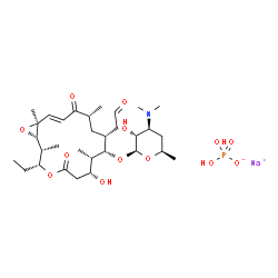 Rosaramicin sodium phosphate Structure