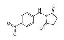 1-(4-nitroanilino)pyrrolidine-2,5-dione结构式