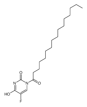 5-fluoro-1-hexadecanoylpyrimidine-2,4-dione Structure