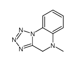 (9CI)-4,5-二氢-5-甲基-四唑并[1,5-a]喹噁啉结构式