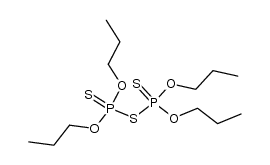 bis(O,O'-di-propylphosphorothioyl) sulfide结构式