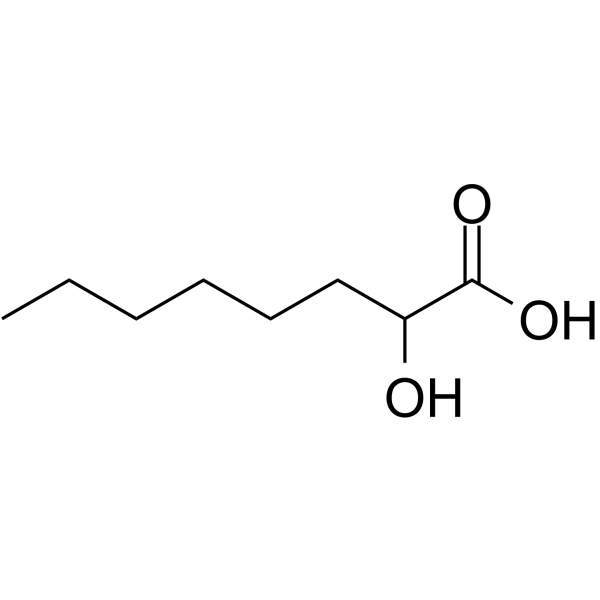 2-Hydroxyoctanoic acid Structure