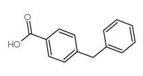 4-(苯基甲基)苯甲酸结构式