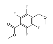 methyl 2,3,5,6-tetrafluoro-4-(methoxymethyl)benzoate结构式