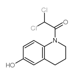 1-(Dichloroacetyl)-1,2,3,4-tetrahydro-6-quinolinol Structure