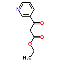 3-Oxo-3-pyridin-3-yl-propionic acid ethyl ester Structure
