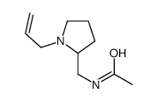 N-[(1-prop-2-enylpyrrolidin-2-yl)methyl]acetamide Structure