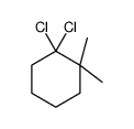 1,1-dichloro-2,2-dimethylcyclohexane Structure