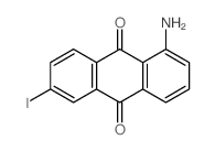 9,10-Anthracenedione,1-amino-6-iodo-结构式