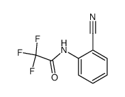 Acetamide, N-(2-cyanophenyl)-2,2,2-trifluoro-结构式
