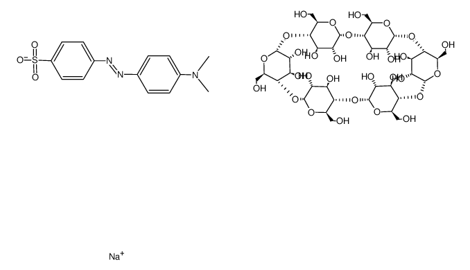α-cyclodextrin-Methyl Orange complex Structure