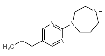 1-(5-丙基嘧啶-2-基)-1,4-二氮杂烷结构式
