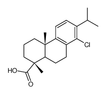 14-chlorodehydroabietic acid Structure