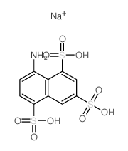 8-aminonaphthalene-1,3,5-trisulfonic acid结构式