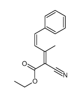 ethyl 2-cyano-3-methyl-5-phenylpenta-2,4-dienoate结构式