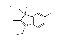 1-ethyl-2,3,3,5-tetramethylindol-1-ium,iodide Structure
