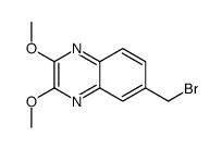 6-溴甲基-2,3-二甲氧基-喹噁啉结构式