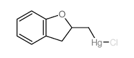 chloro(2,3-dihydro-1-benzofuran-2-ylmethyl)mercury Structure