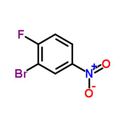 2-溴-1-氟-4-硝基苯结构式