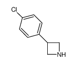 3-(4-Chlorophenyl)azetidine structure