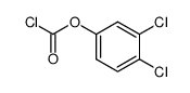 3,4-dichlorophenyl chloroformate结构式