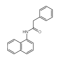 Benzeneacetamide,N-1-naphthalenyl- Structure