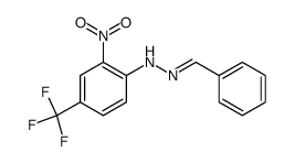 benzaldehyde-(2-nitro-4-trifluoromethyl-phenylhydrazone) Structure