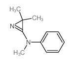 2H-Azirin-3-amine,N,2,2-trimethyl-N-phenyl-结构式