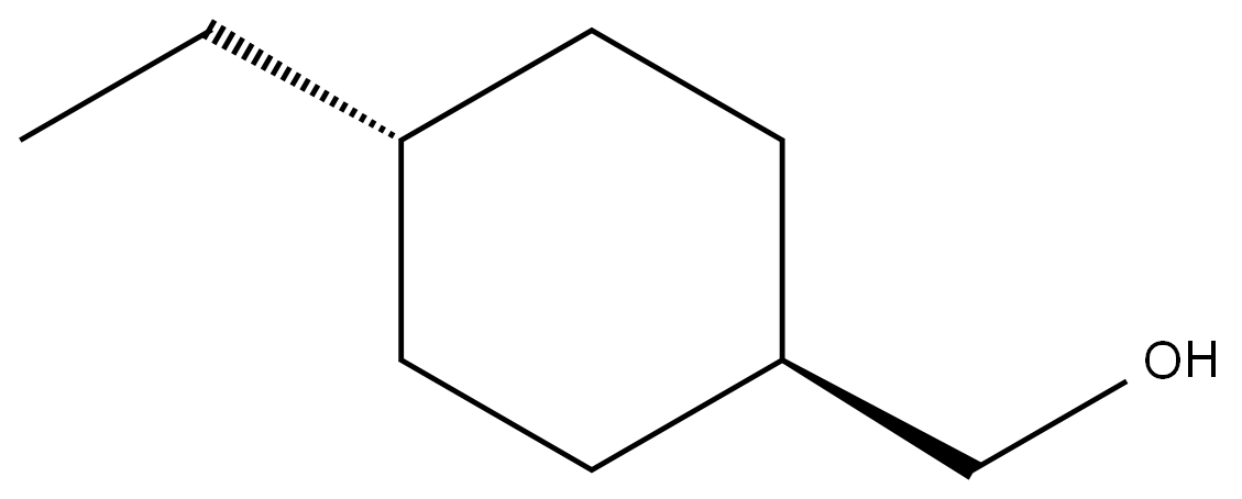 trans-4-Ethylcyclohexanemethanol Structure