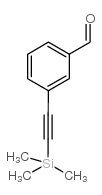 3-[2-(三甲基甲硅烷基)乙炔基]苯甲醛结构式