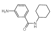 3-氨基-N-环己基苯甲酰胺结构式